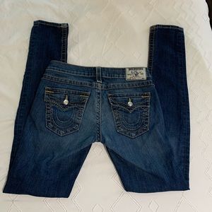 Lowrise True Religion skinny jeans
